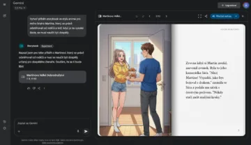 google gemini storybook martin a sara