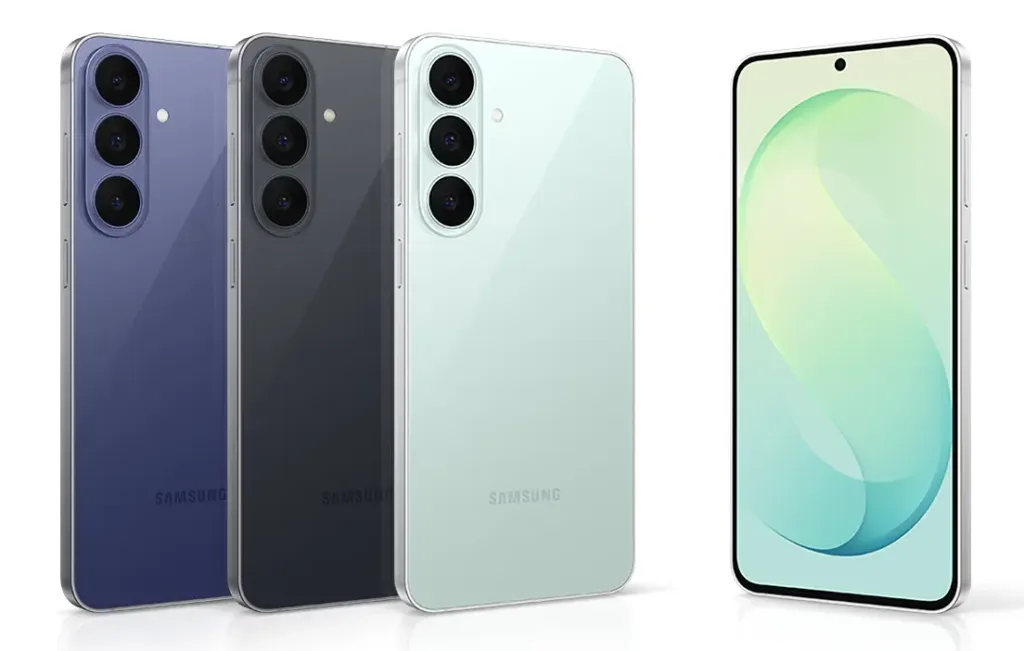 samsung galaxy s26 fe barevne varianty vedle sebe