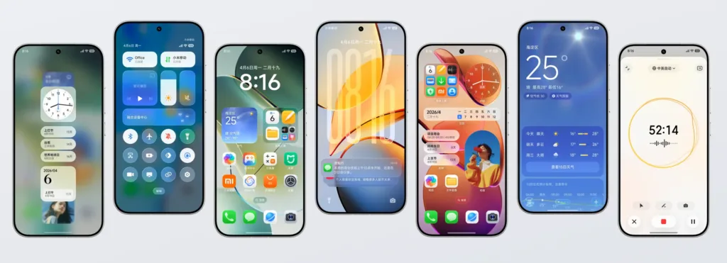 xiaomi hyperos 4 design novinky telefony oficialni