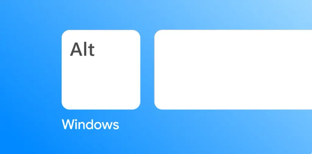 gemini windows klavesova zkratka