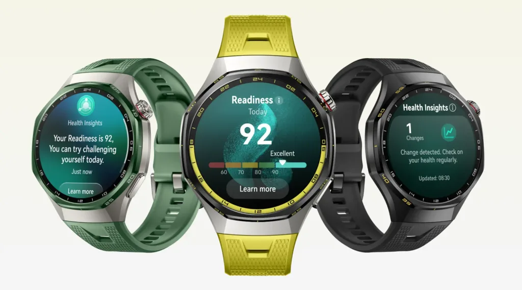 huawei watch gt7 pro barevne verze vedle sebe