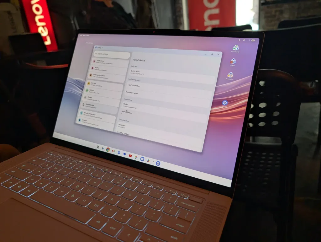 lenovo googlebook 15 nastaveni