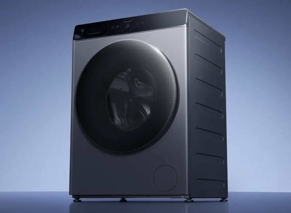Xiaomi Mijia Front Load Washer Dryer Pro 10kg na tmavem pozadi