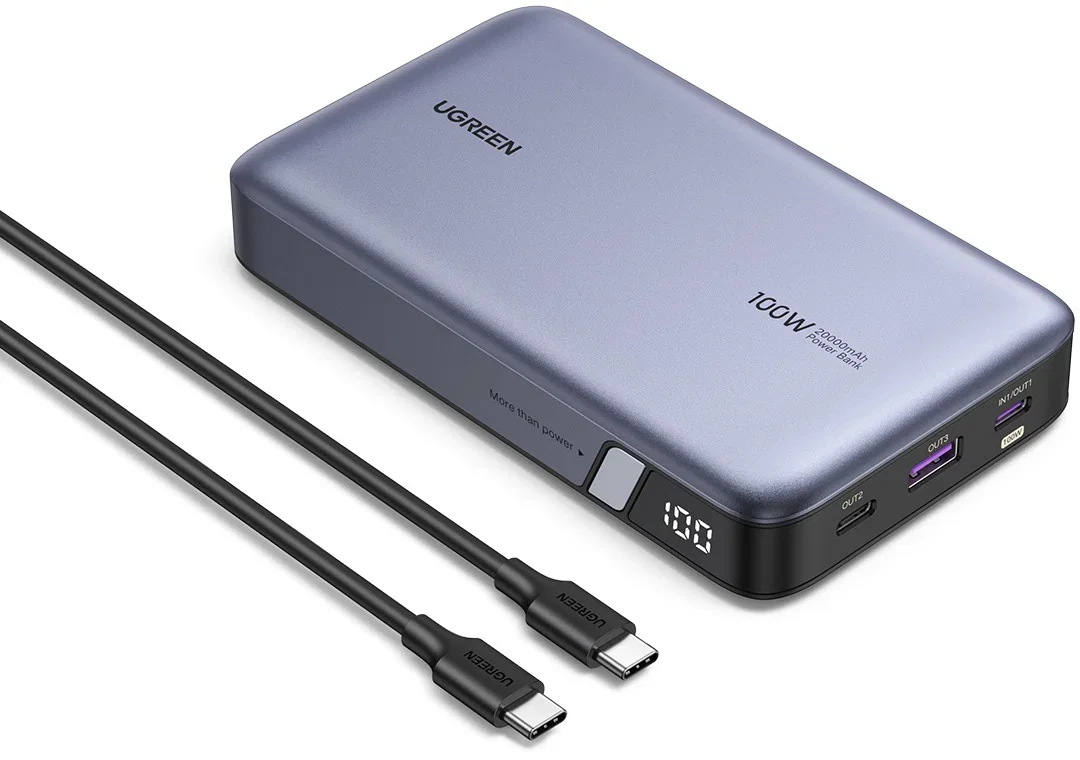 UGREEN 20000mAh PD 100W Power Bank