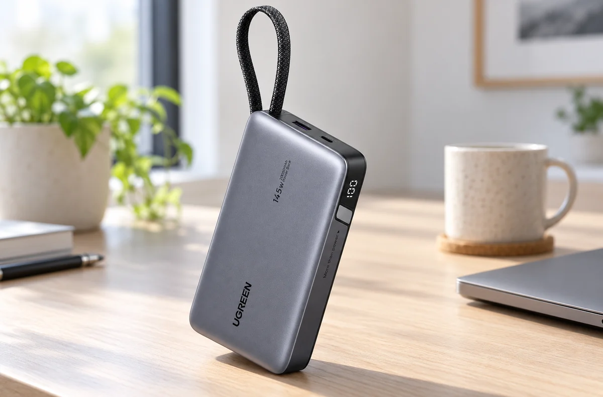 UGREEN 145W Power Bank with Built-in Cable
