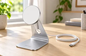 Vention Wireless Charging Stand, Silver