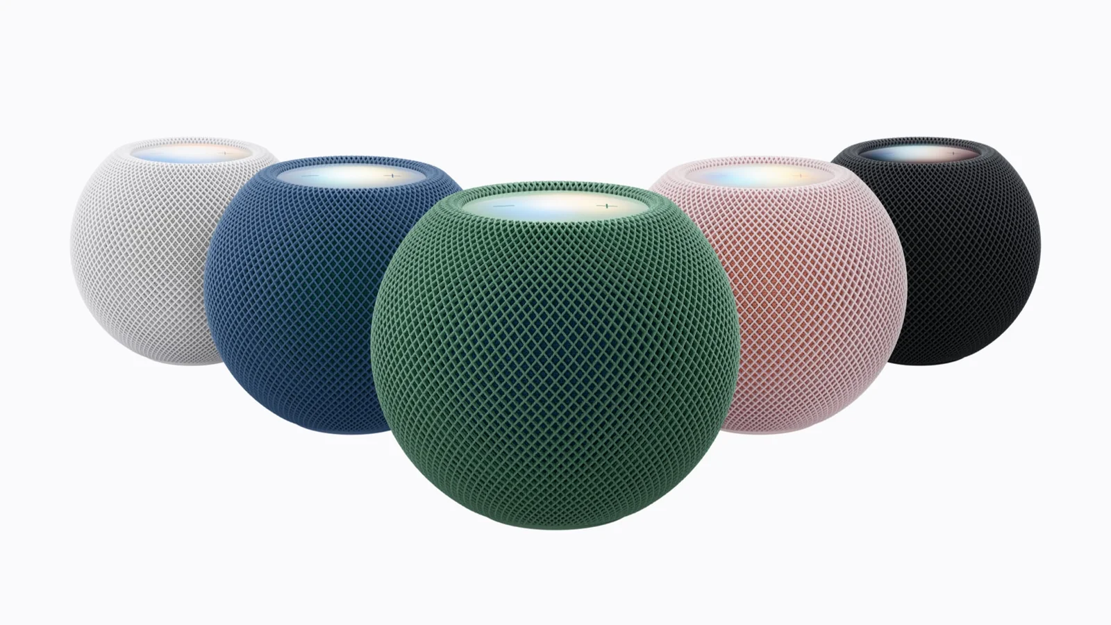 Apple HomePod mini 2 v pěti oficiálních barevných provedeních