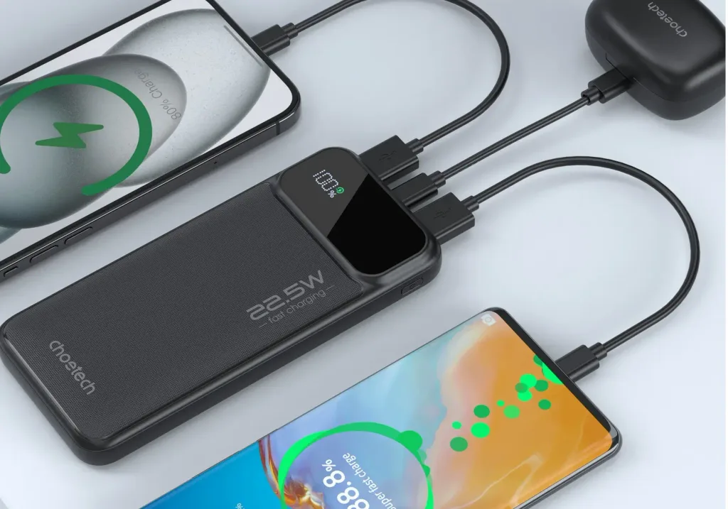 choetech 10000mAh tri zarizeni