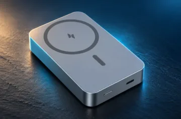 Magnetická powerbanka Choetech B822 ve studiovém světle; ilustrace podle oficiální fotografie