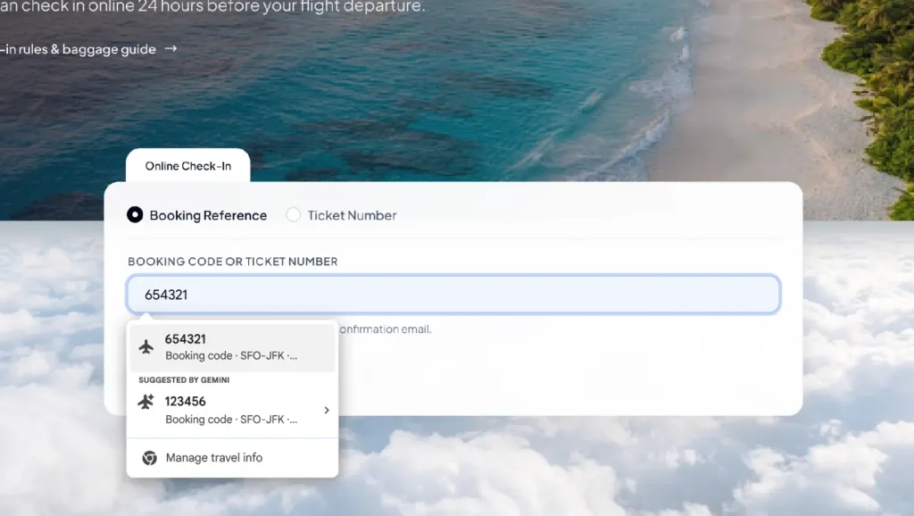 chrome automaticke vyplnovani z gmailu gemini