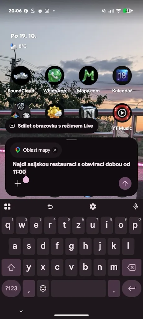 google gemini mapa funkce v prekryti 4