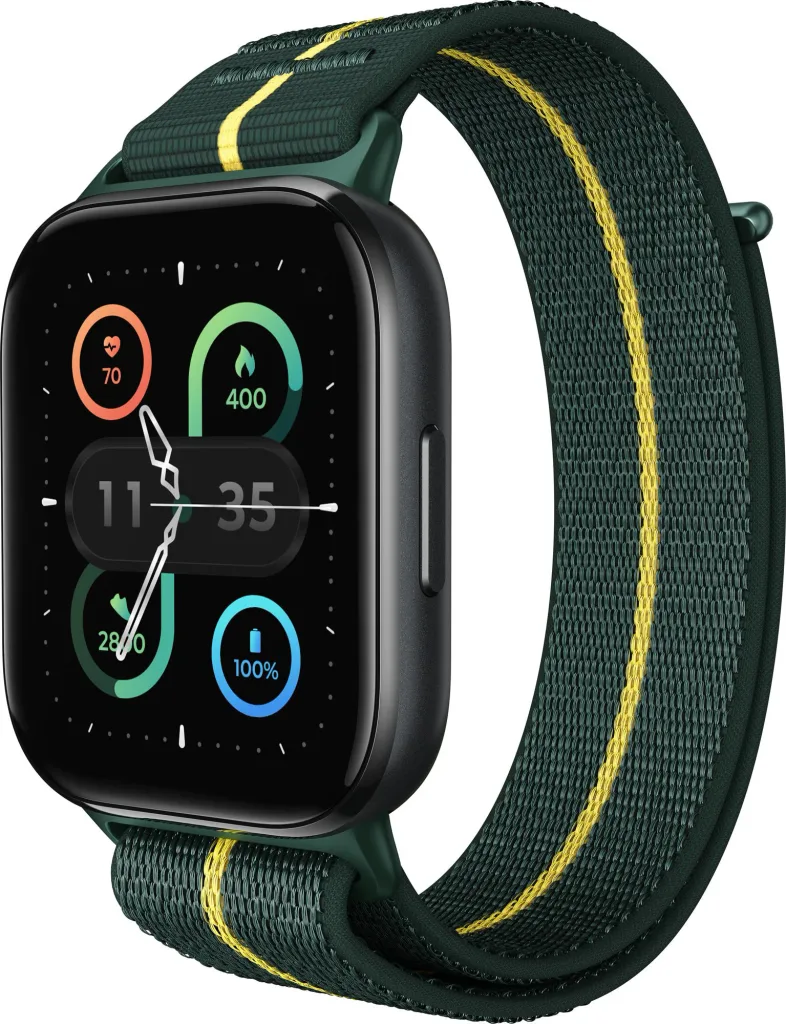 motorola moto watch fit zelena render