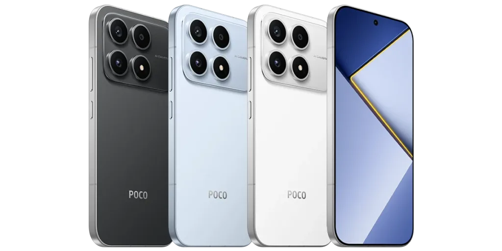 poco x8s barevne varianty