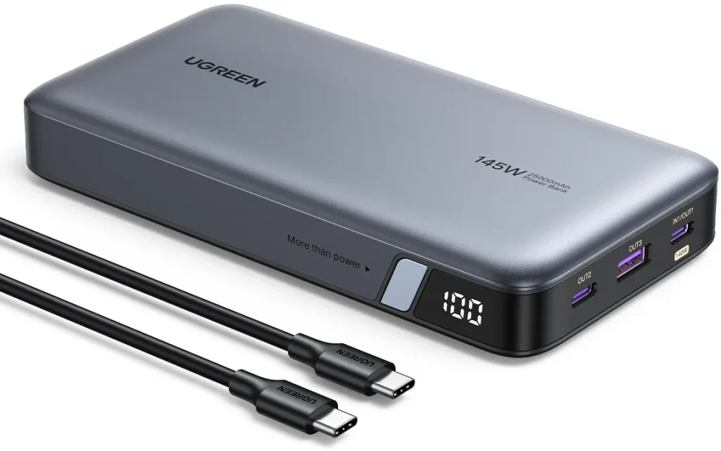 ugreen 25000mah render s kabelem