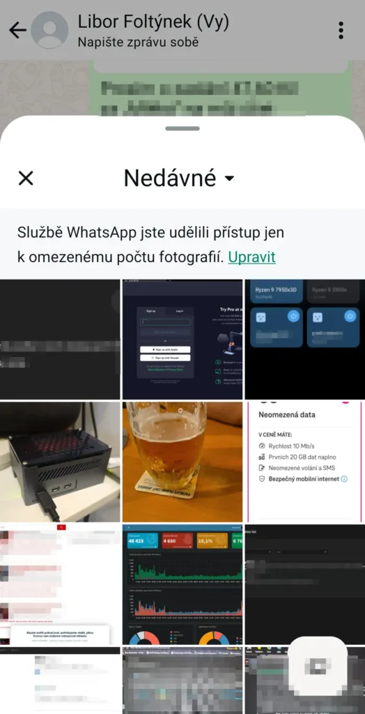 Výběr fotografie